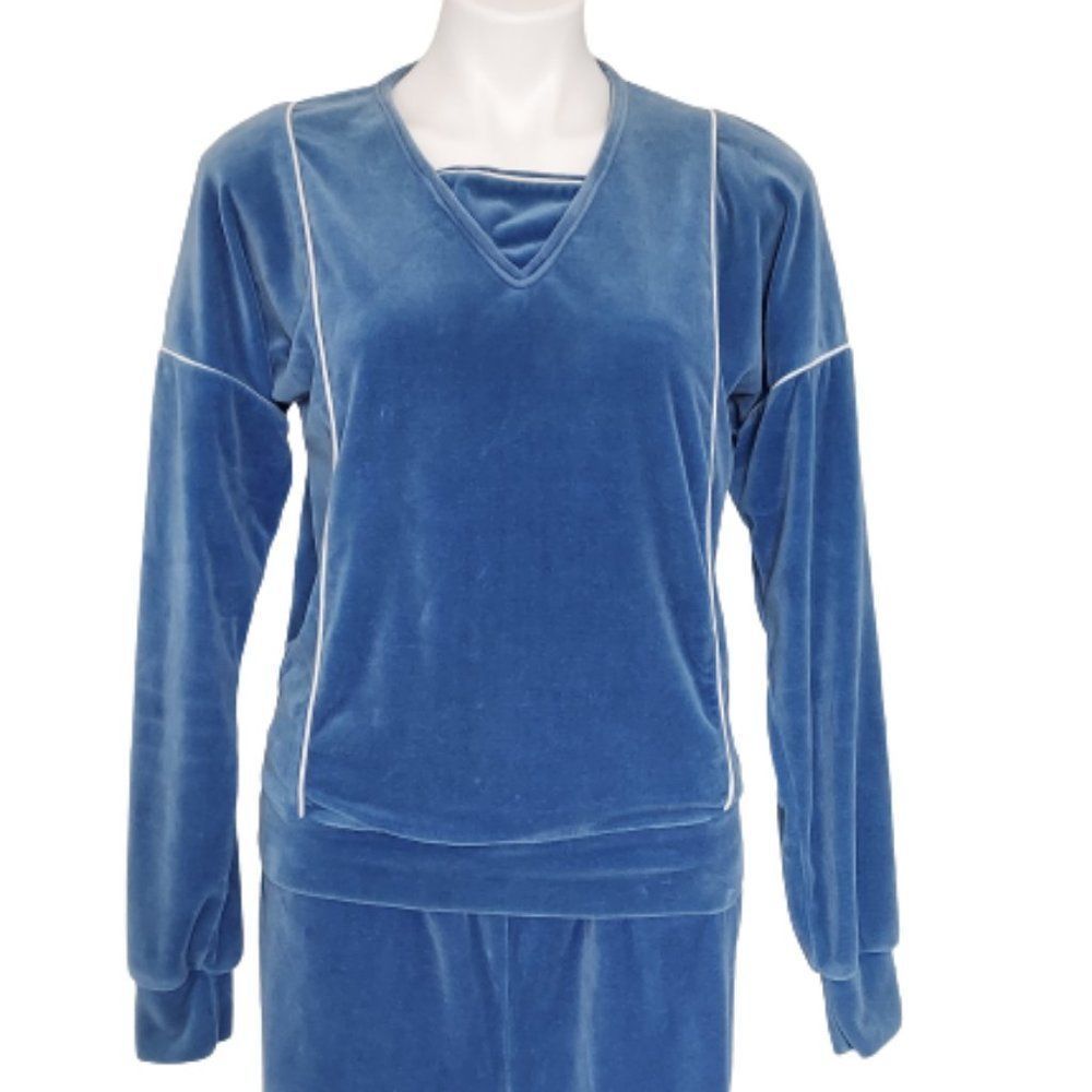 Vintage 80's GOOLA GONG Velour Jogging Suit